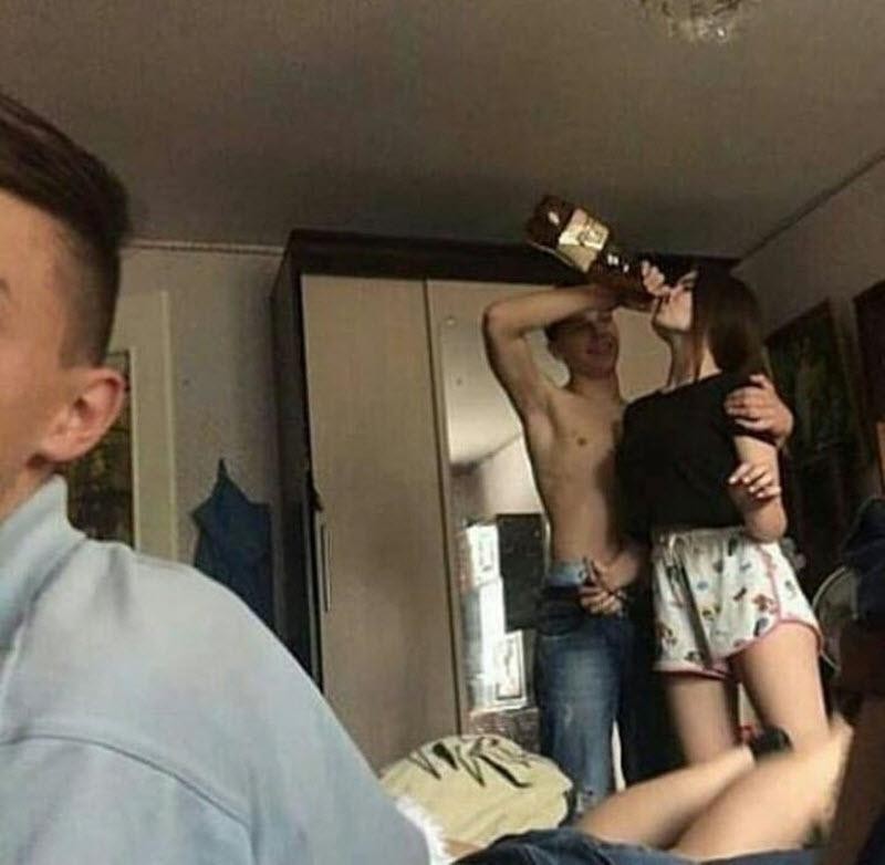Пацаны Ебут Пьяную