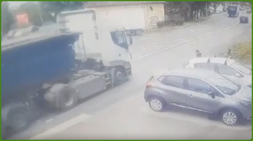 Дете истрча на патот пред камион во Нови Сад, а возачот имаше малку ...