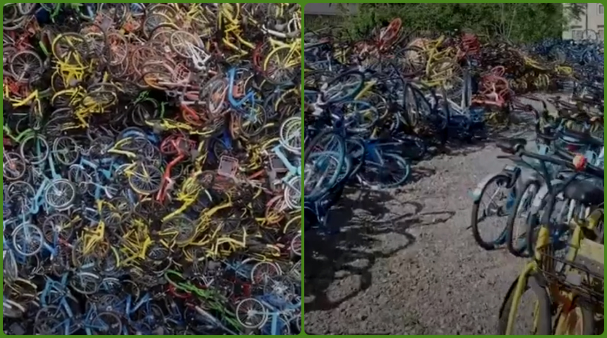 Кинеска работа: Почетокот и крајот на секој велосипед во Кина е овде ...